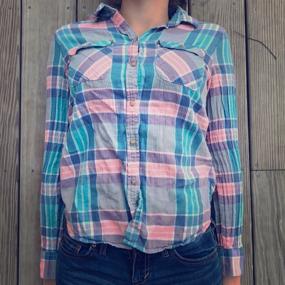 American eagle pastel flannel